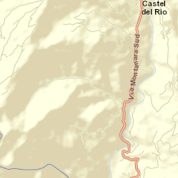 Castel del Rio Street Map