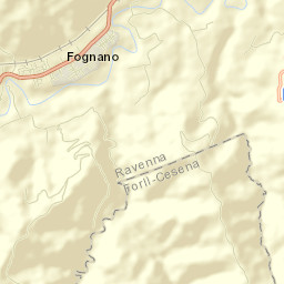 Fognano Street Map