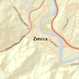 Zenica Street Map