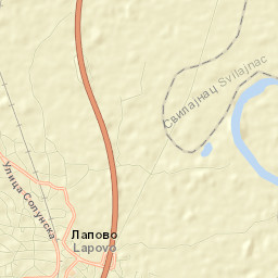 Lapovo Street Map