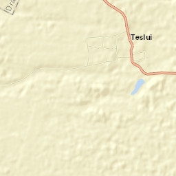 Teslui Street Map