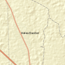 Valea Dacilor Street Map