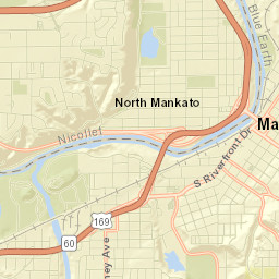 Mankato Street Map