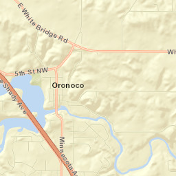 Oronoco Street Map