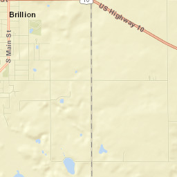 Brillion Street Map