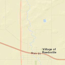 Reedsville Street Map