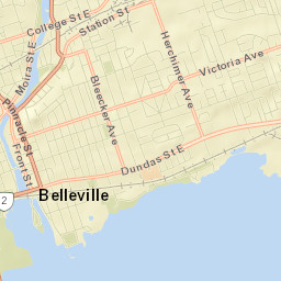Belleville Street Map