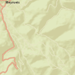 Meyrueis Street Map
