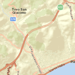 Tovo San Giacomo Street Map
