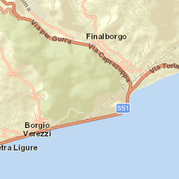 Finale Ligure Street Map