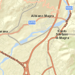 Albiano Magra Street Map