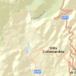 Villa Collemandina Street Map