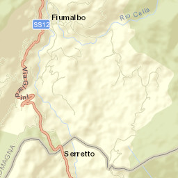 Fiumalbo-Dogana Street Map