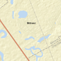 Comuna Mitreni Street Map