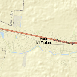Comuna Valu lui Traian Street Map