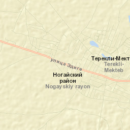 Terekli-Mekteb Street Map