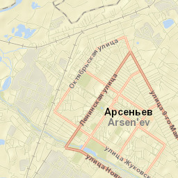 Arsen’yev Street Map