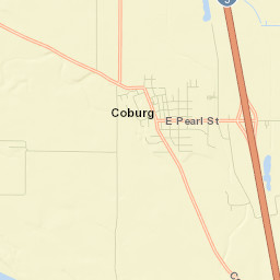 Coburg Street Map