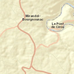 Mirandol-Bourgnounac Street Map