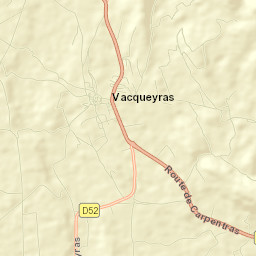 Vacqueyras Street Map