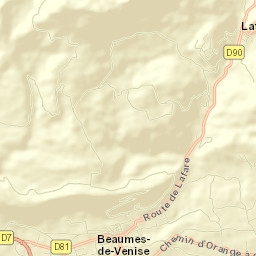 Beaumes-de-Venise Street Map