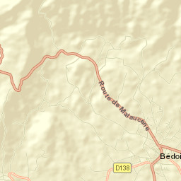 Bédoin Street Map