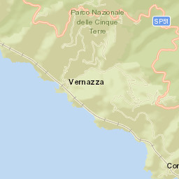 Vernazza Street Map