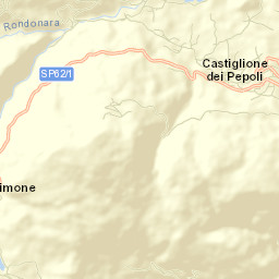 Castiglione dei Pepoli Street Map