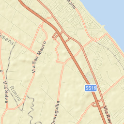 Bellaria-Igea Marina Street Map