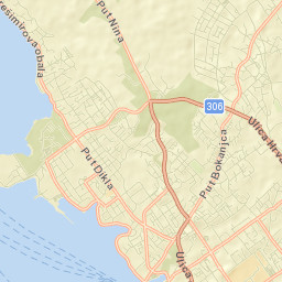 Zadar Street Map