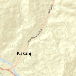 Kakanj Street Map