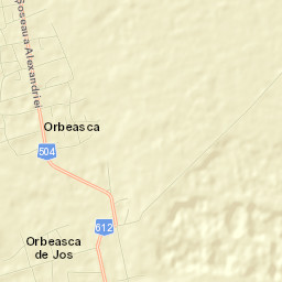 Orbeasca de Jos Street Map