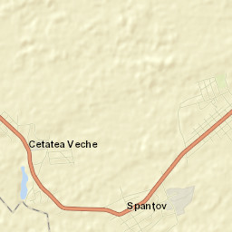 Comuna Spanţov Street Map