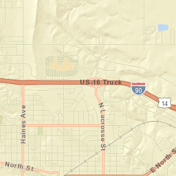 821-825 Halley Ave Rapid City SD Street Map