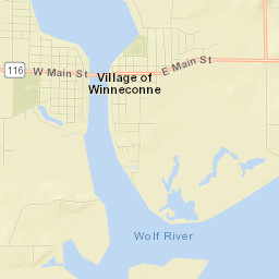 Winneconne Street Map