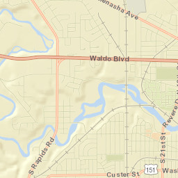 501-599 S 21st St, Manitowoc, WI 54220 Street Map