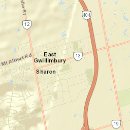 East Gwillimbury Street Map