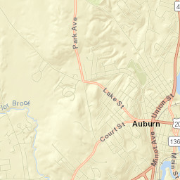 Auburn Street Map