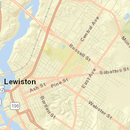 Lewiston Street Map