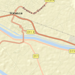 Valence Street Map