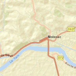 Moissac Street Map