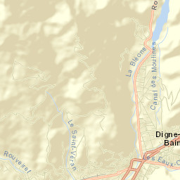 Digne-les-Bains Street Map