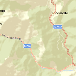 Zuccarello Street Map