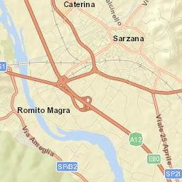 Sarzana Street Map