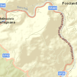 Fosciandora Street Map