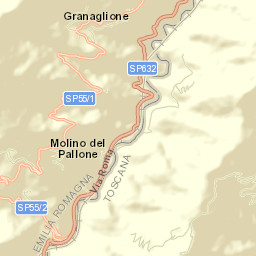 Molino del Pallone Street Map