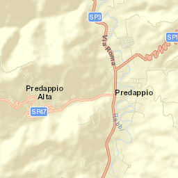 Predappio Street Map