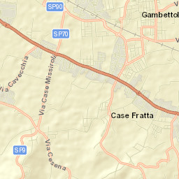 Gambettola Street Map