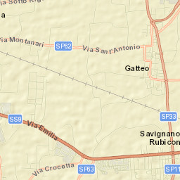Gatteo-Sant'Angelo Street Map
