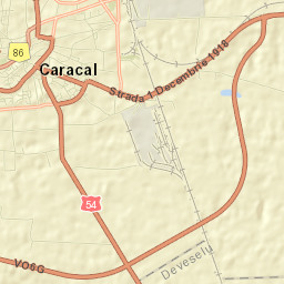 Municipiul Caracal Street Map